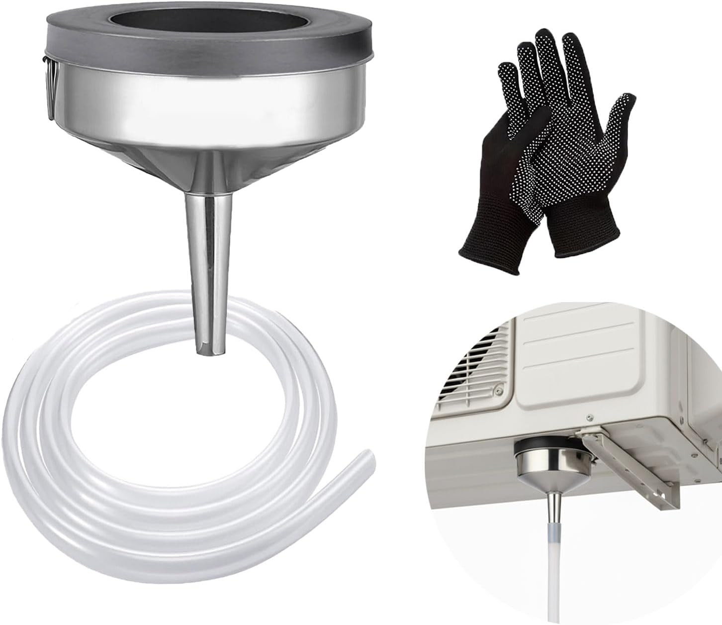 6Ft Magnetic Window Air Conditioner Drain Kit Universal Portable Air