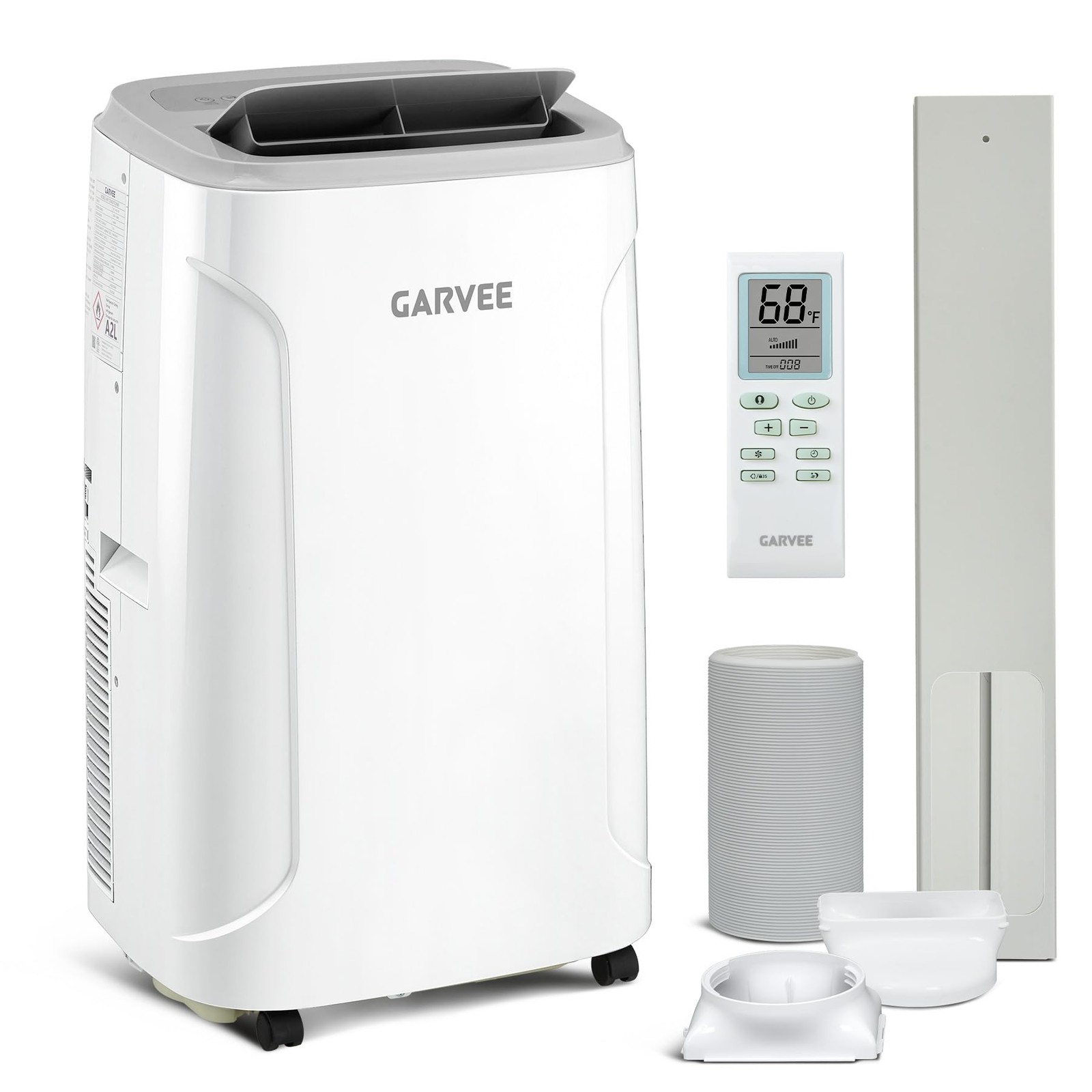 14,000 BTU Portable Air Conditioner 3-in-1 AC Remote, LCD Display, 850 Sq.Ft