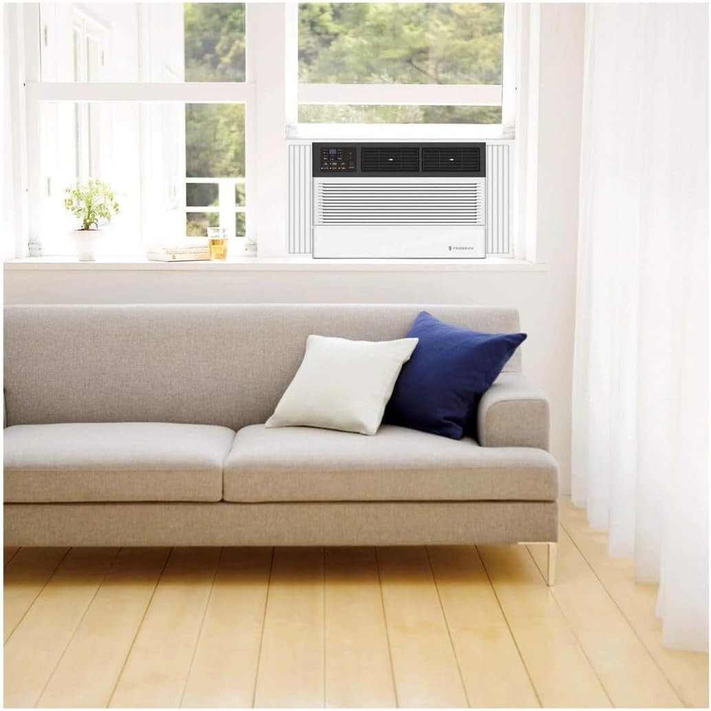 Friedrich 8000 BTU Smart Wi-Fi Window/Wall Air Conditioner with Electric Heat