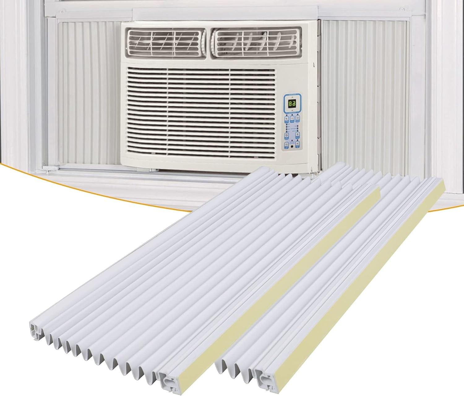 Window AC Insulating Side Panel Kit Fits for Window Air Conditioner Units