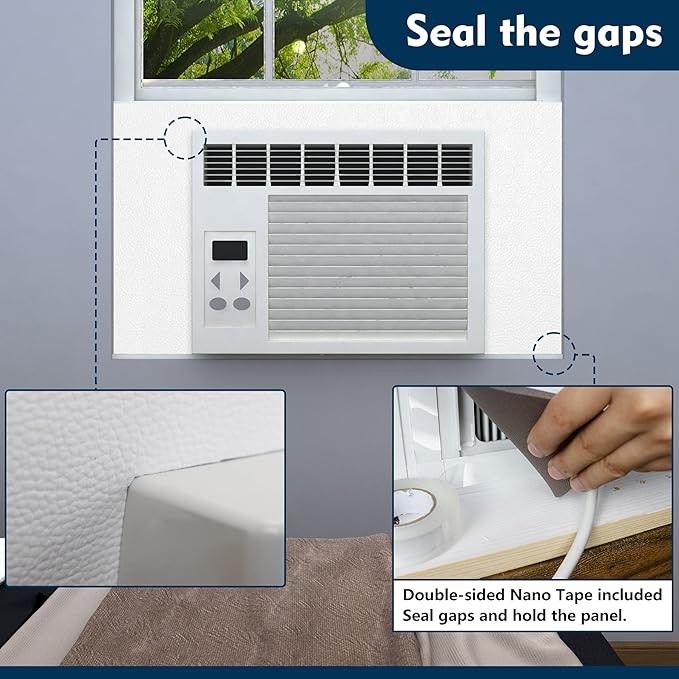 Window Air Conditioner Insulation Foam Panels, AC Side Surround Panels Kit