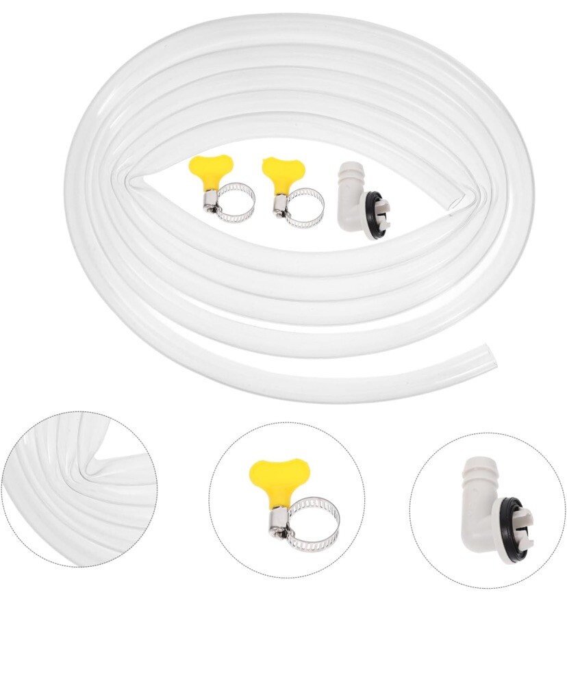 Sets Air Conditioning Drain Pipe Tools Drain Hose for Window….