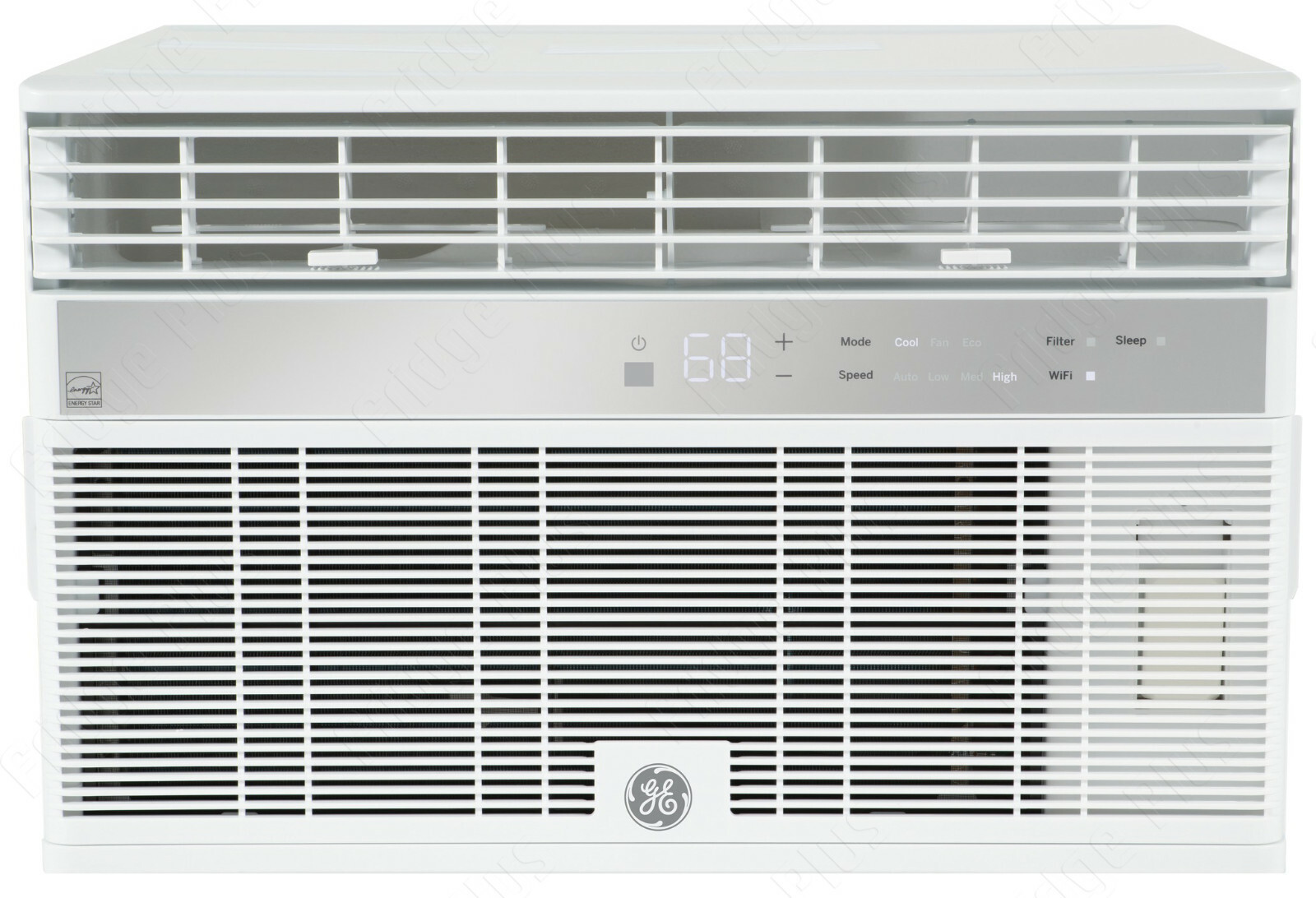 GE 14000 BTU Smart Window Air Conditioner, 700 SqFt Large Room Home 115V AC Unit