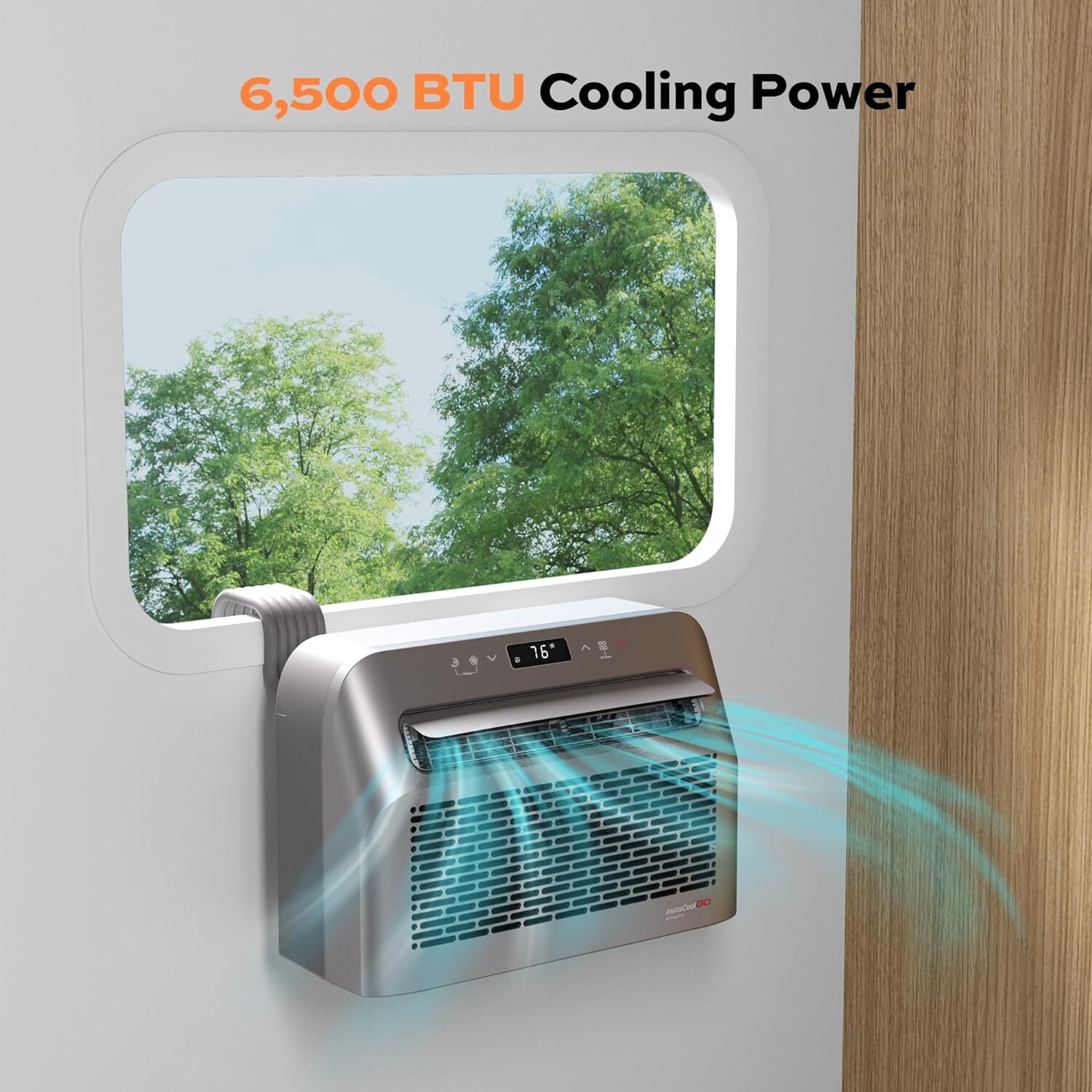 6,500 BTU RV Windows Air Conditioner 120V 4-in-1 AC Unit -Certified Refurbished!