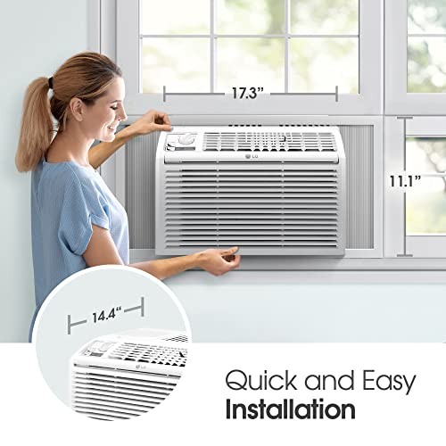 LG 5000 BTU Window Air Conditioners [2023 New] Easy Mechanical – LW5023