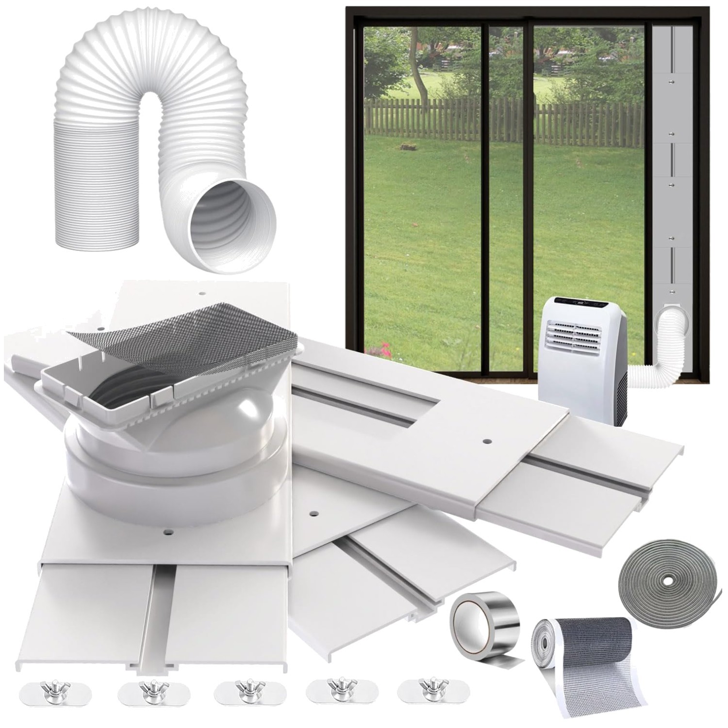 Innovative Portable AC Vent Kit – Easy Sliding Operation