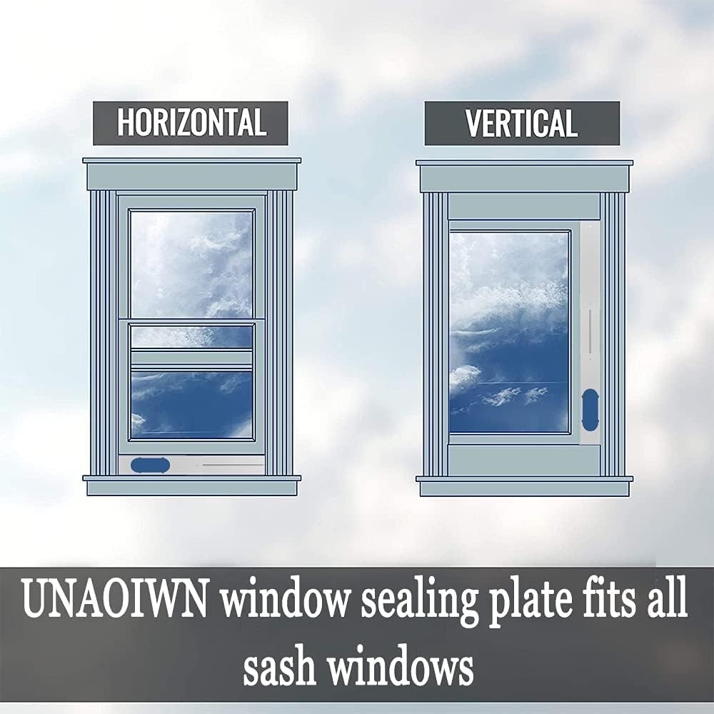 Portable Air Conditioner Window Kit Adjustable Sliding Window Vent Seal Plate