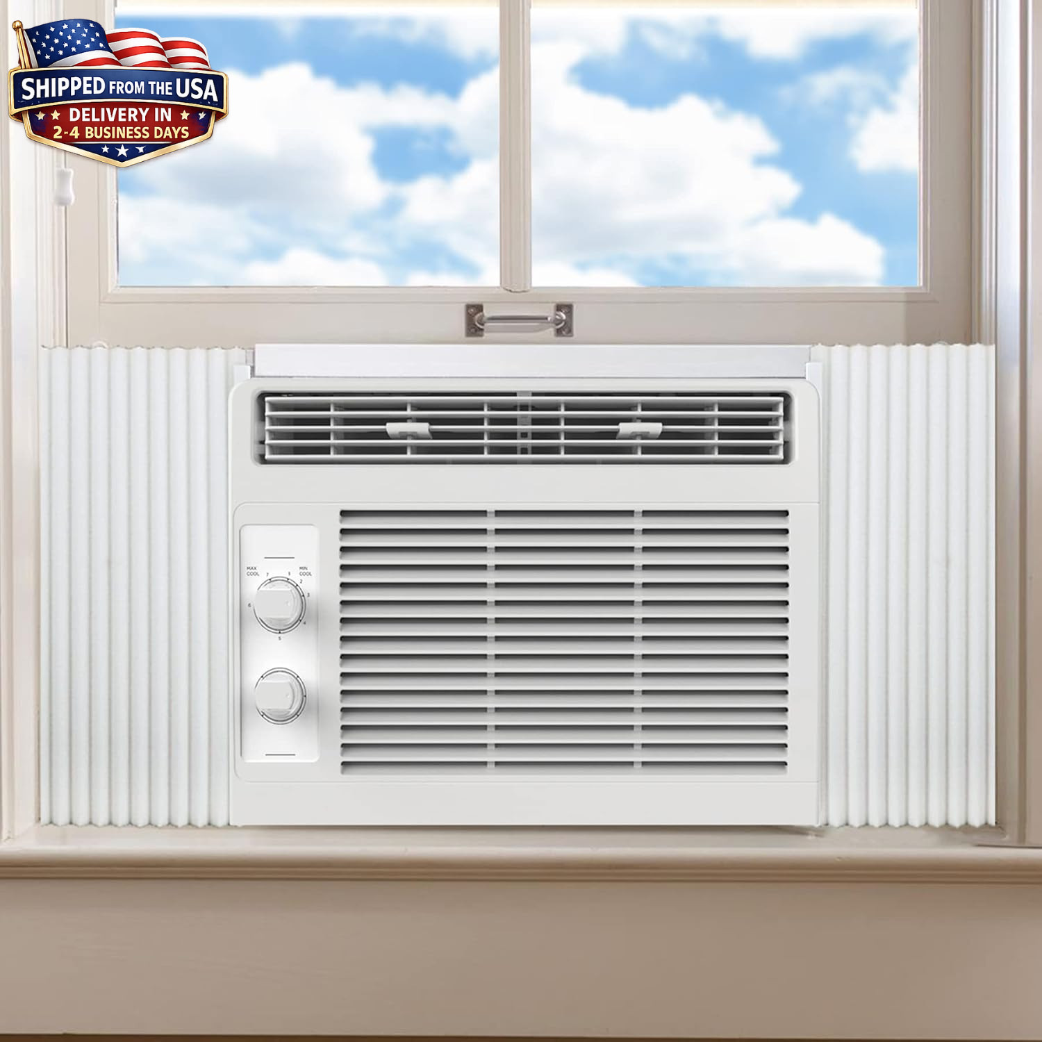 Window Air Conditioner Foam Insulation Panels,Window AC Side Panel Kit,Summer an
