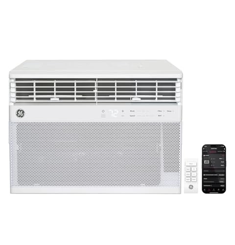 GE 10000BTU Window AC 450sqft Smart WiFi Alexa White