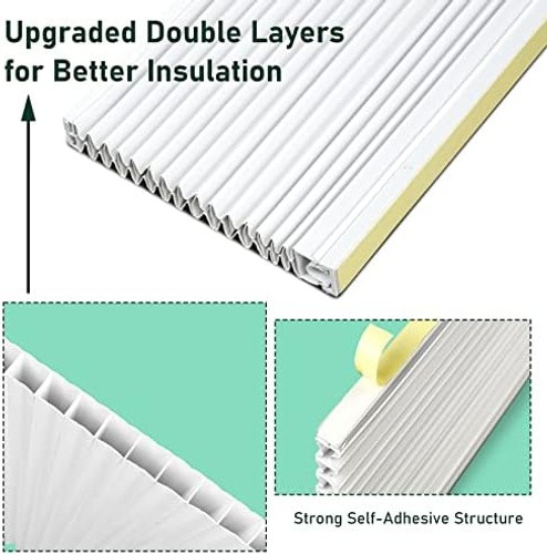 Flehomo Window Air Conditioner Side Panels with Double Layers, Adjustable Ins…