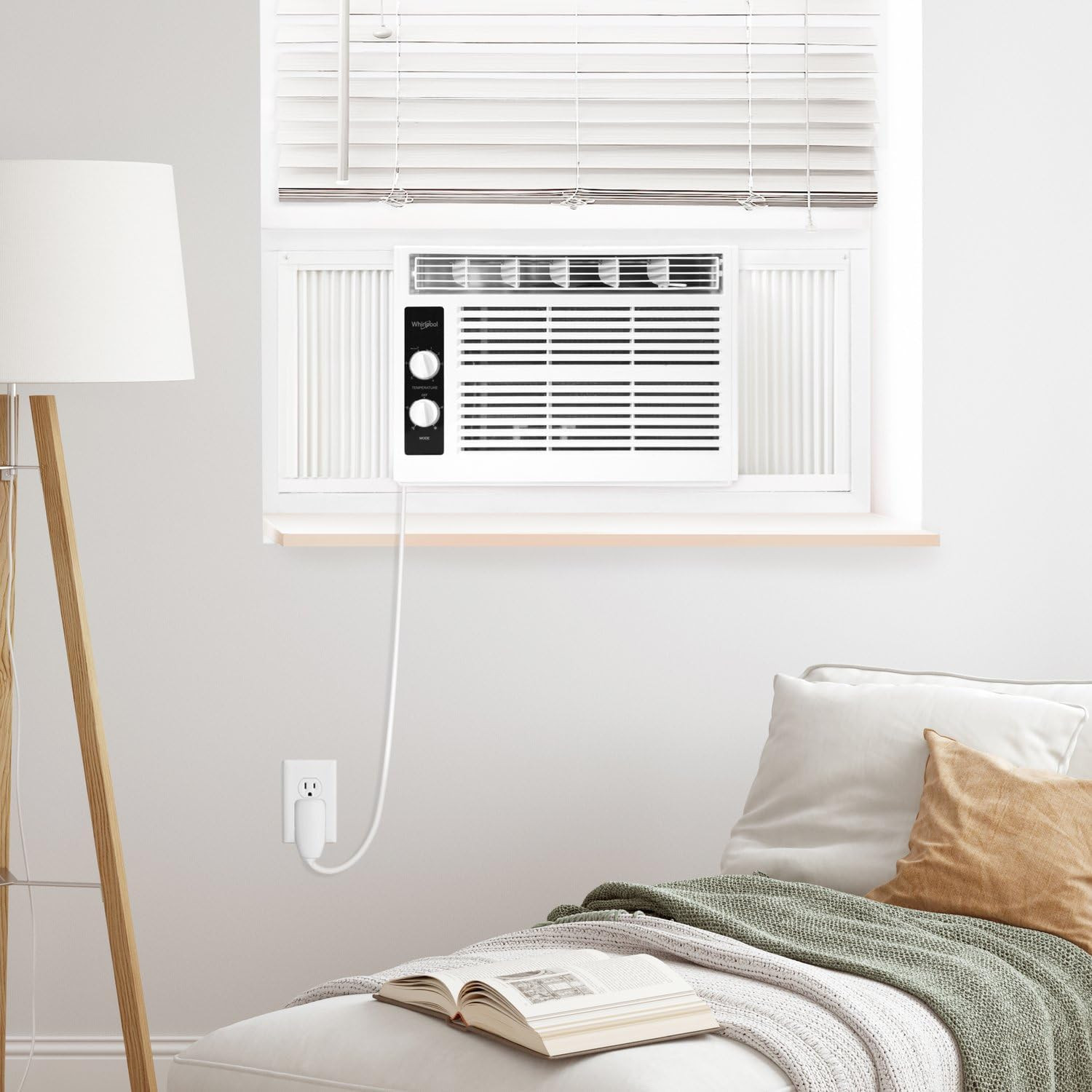 Whirlpool 5,000 BTU 115V Window Air Conditioner & Dehumidifier with Mechanical C