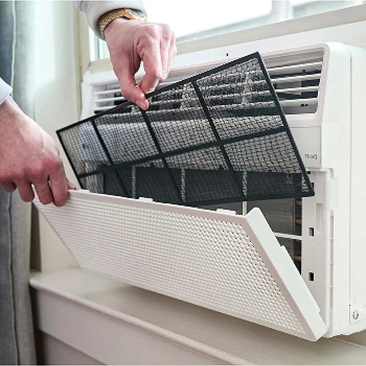 LG 10,000 BTU Smart Wi-Fi Enabled Window Air Conditioner LW1025RSMY Refurbished