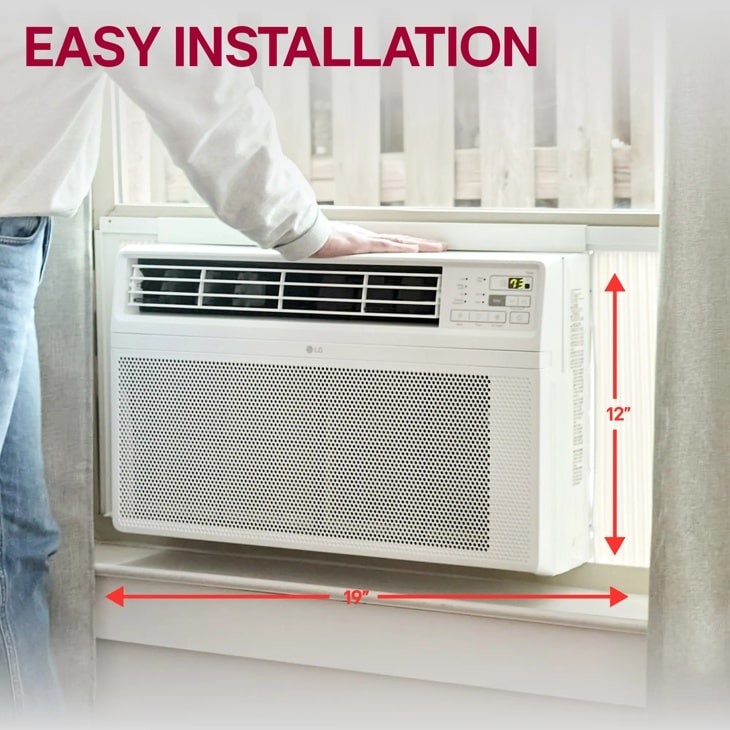 10,000 BTU Smart Wi-Fi Enabled Window Air Conditioner LW1023ERSM Refurbished