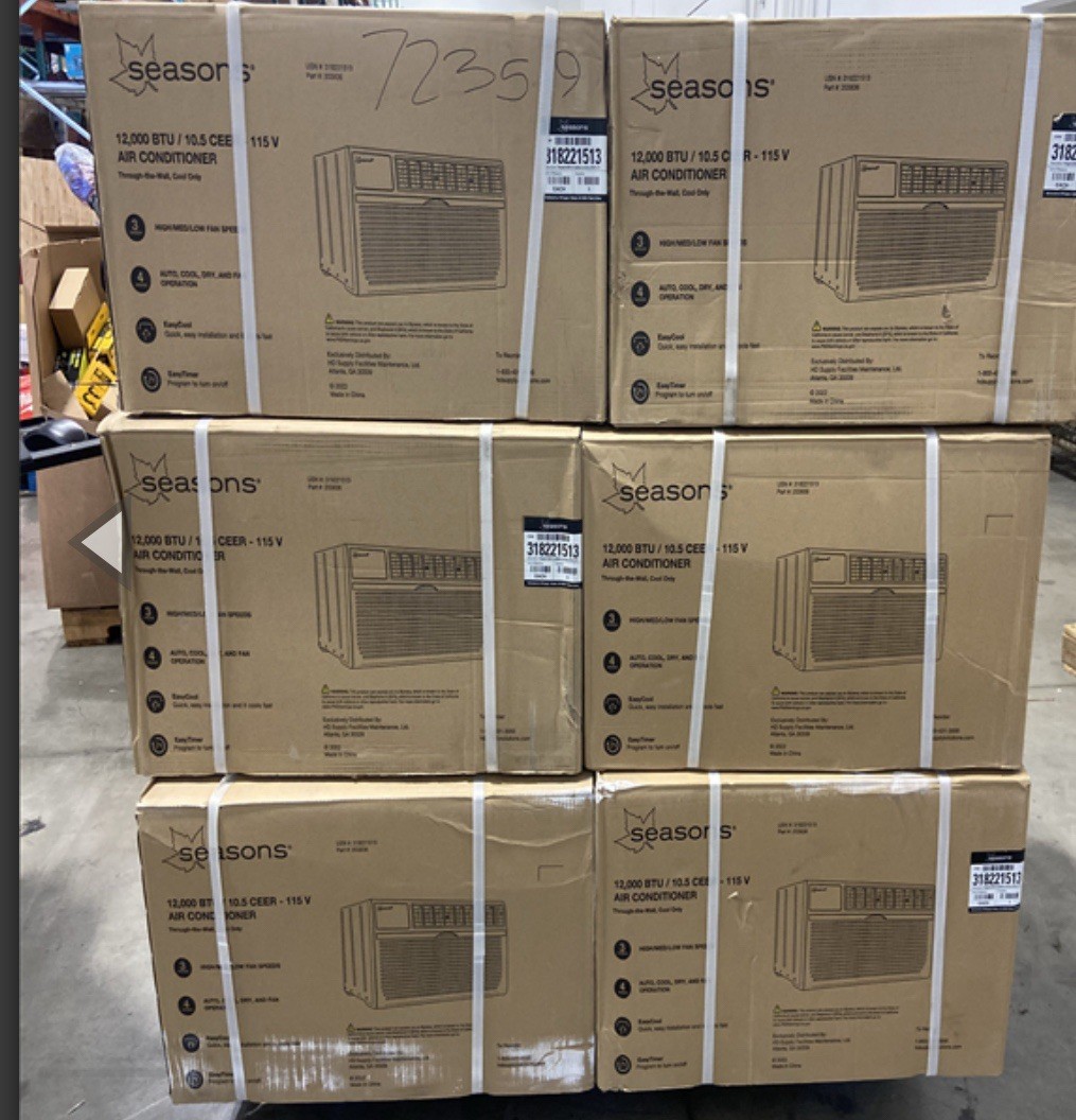 Seasons 12 000 BTU 115 V Through-The-Wall Cool-Only Air Conditioner