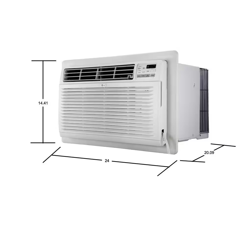 11,800 BTU 230V Through-The-Wall Air Conditioner Unit Cools 540 Sq. Ft. with and