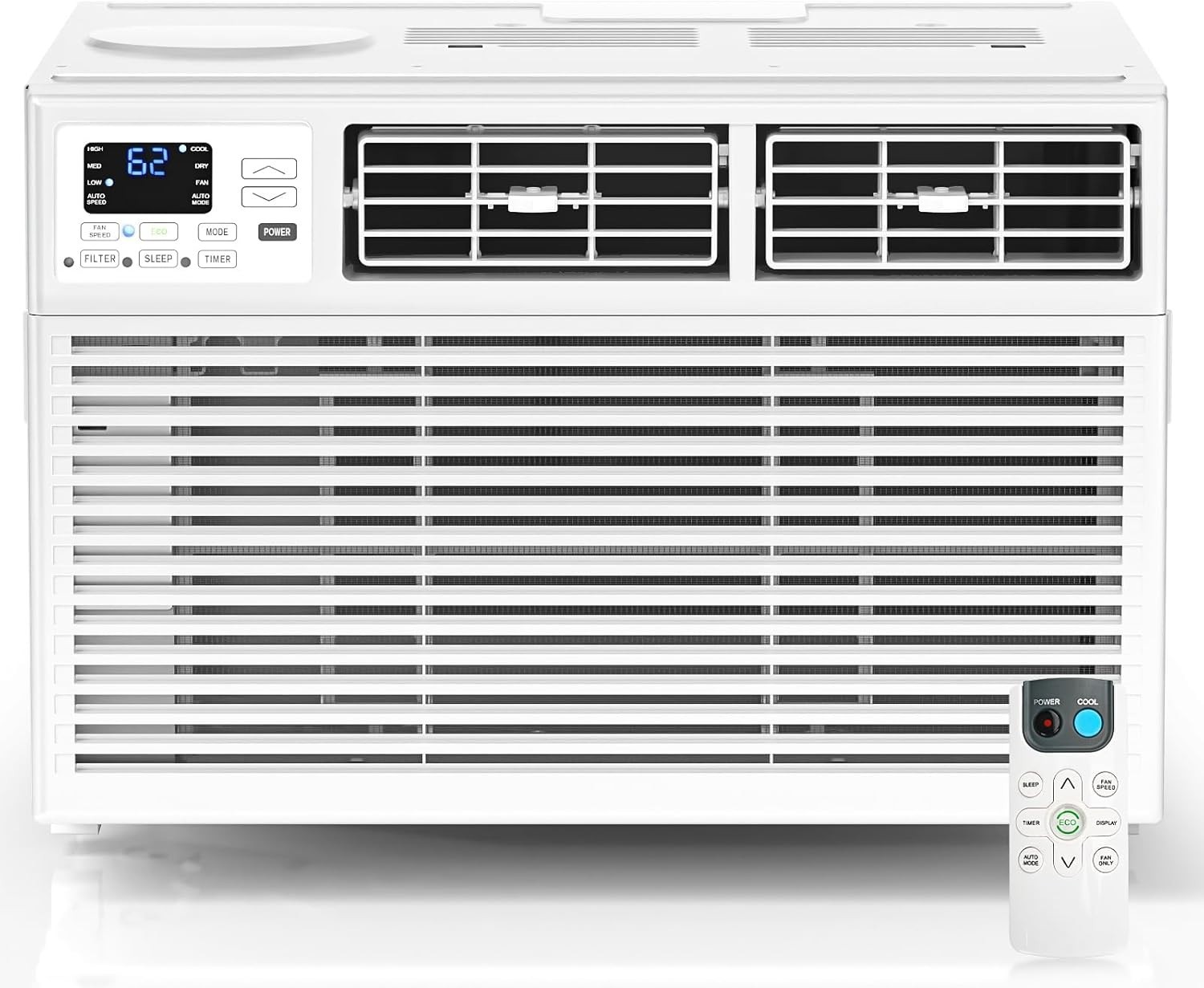 8000 BTU Window Air Conditioner w/ Remote – Fast Cooling