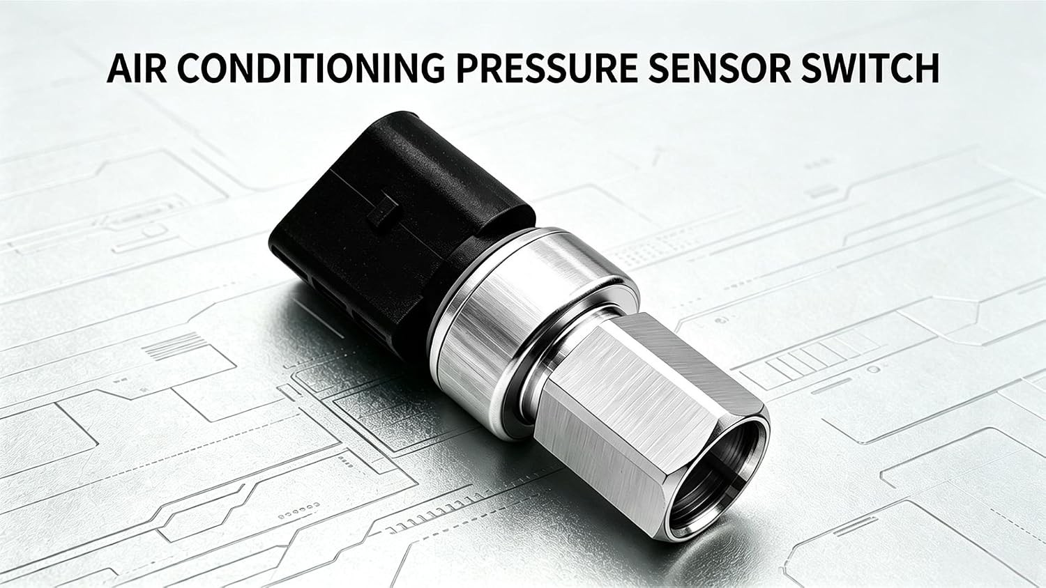 A/C Air Conditioner Pressure Sensor Switch Compatible with VW Conditioner 2000-2