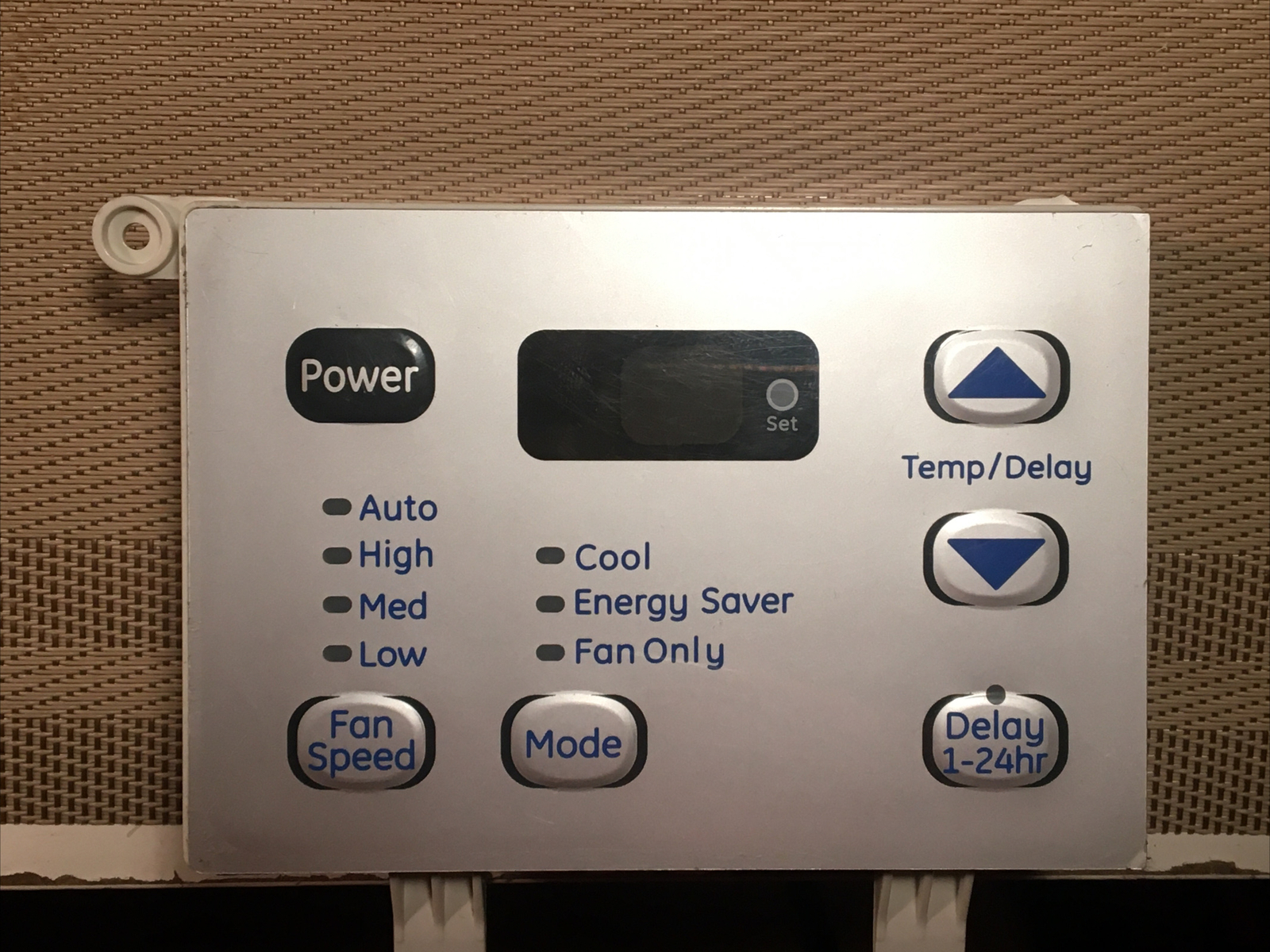 GE ac model: AEM14APL1 Parts Control Panel ( No Board)