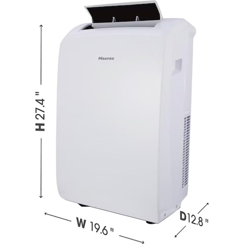 Hisense 7000-BTU DOE (115-Volt) Vented Wi-Fi Portable Air Conditioner