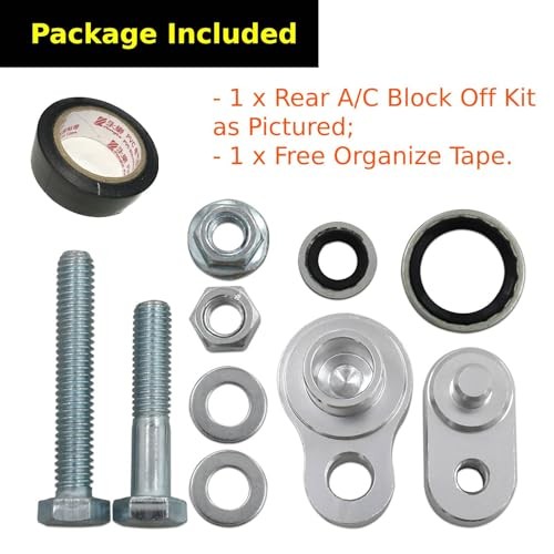 Rear A/C Block Off Kit Air Conditioning Replacement for 2007-2015 Chevy