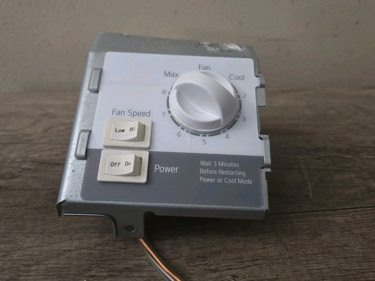 OEM LG LW5023 Air Conditioner Control Switch Panel Assembly Power Fan Dial