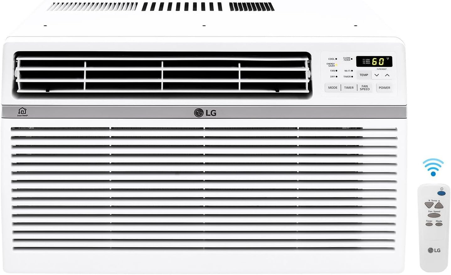 LG 14000 BTU Window Air Conditioners [2023 New] Remote Control Wifi Enabled App