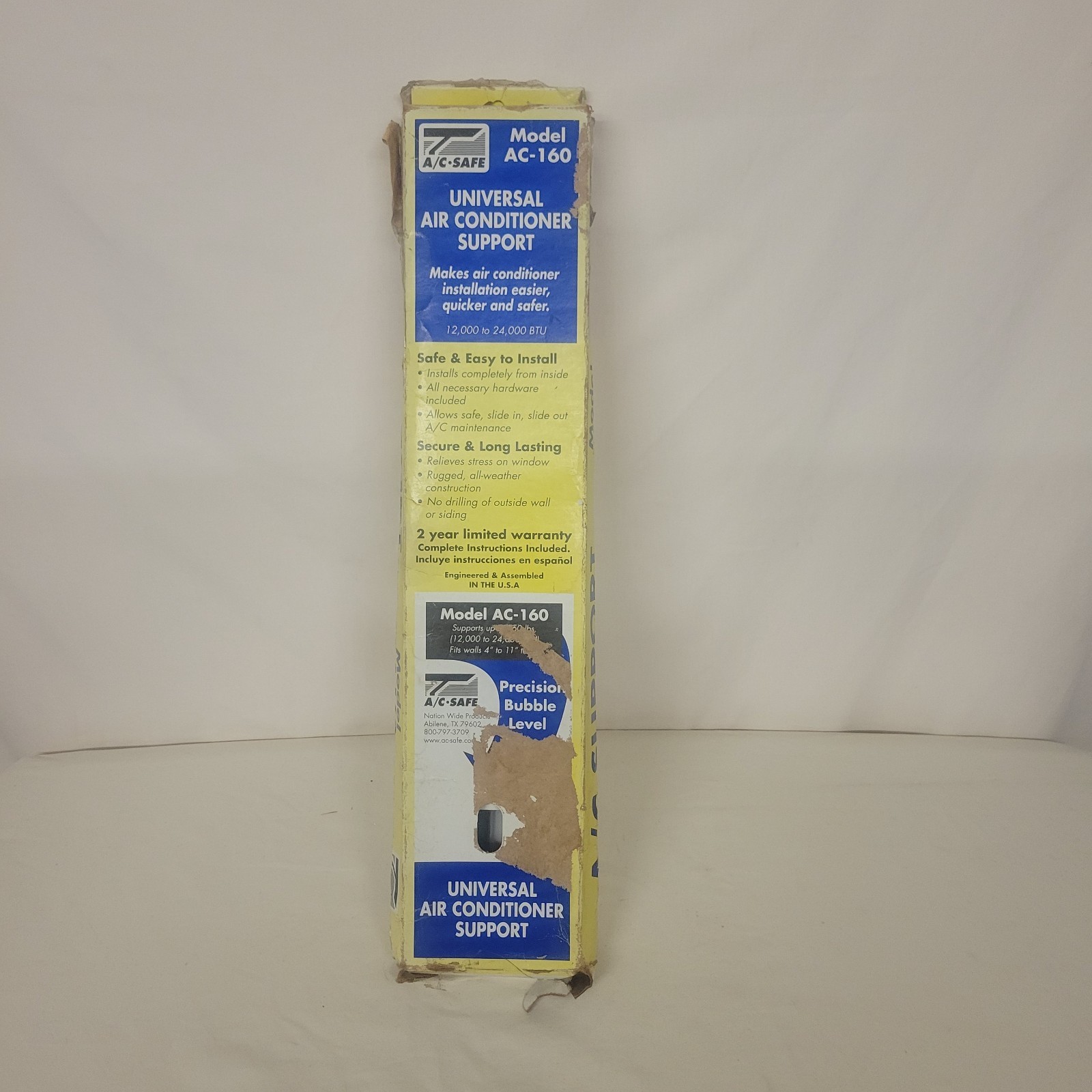 Universal Air Conditioner Support Bracket 12000-24000 BTU Model AC160 Heavy (H)