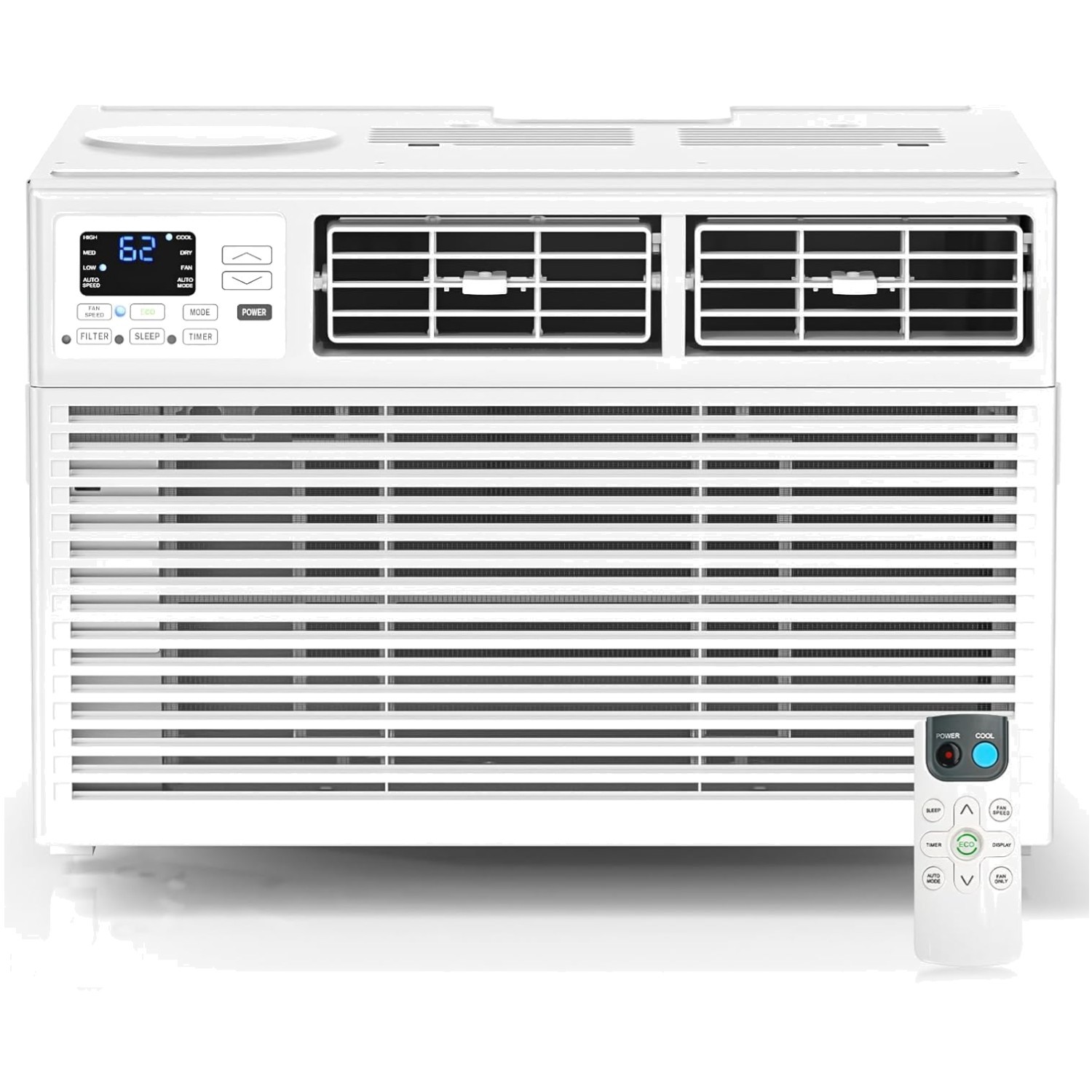 8000 BTU Window Air Conditioner w/ Remote – Fast Cooling