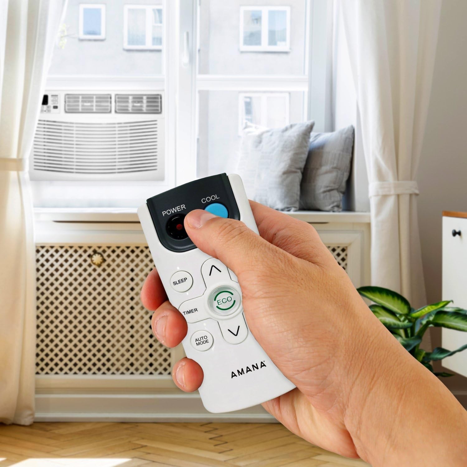 Amana 12,000 BTU Window Air Conditioner, 115V, Cools up to 550 Sq. Ft. 24H Timer