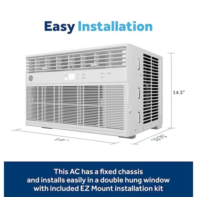 GE Large Room Window Air Conditioner , Remote Included ( 115-Volt , 12000-BTU )