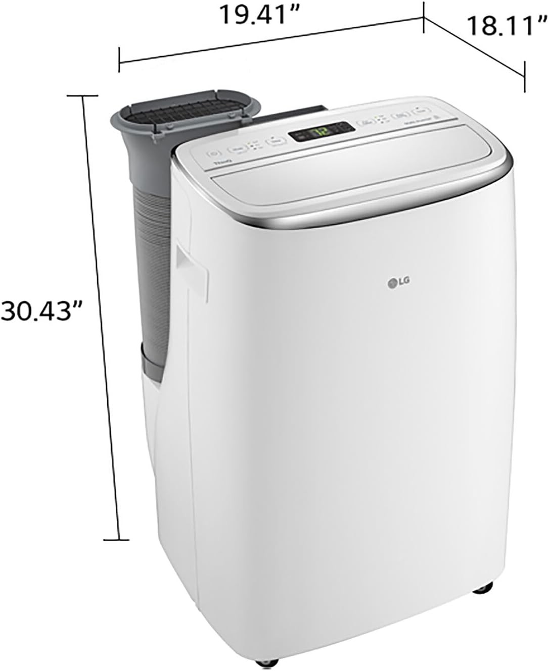LG Dual Inverter 10,000 BTU Portable Air Conditioner Unit – – Scratch & Dent