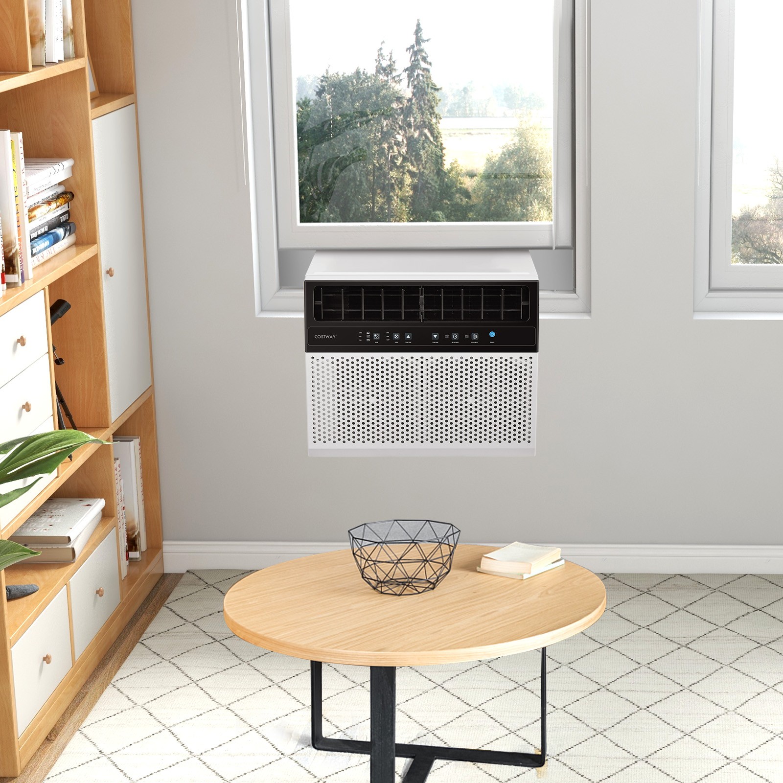 10000 BTU Window Air Conditioner w/ Remote, LED Control Panel, up to 250 Sq.Ft.