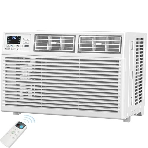 10,000 BTU Window Air Conditioner, Window AC 10,000 BTU[Upgraded] Off-White