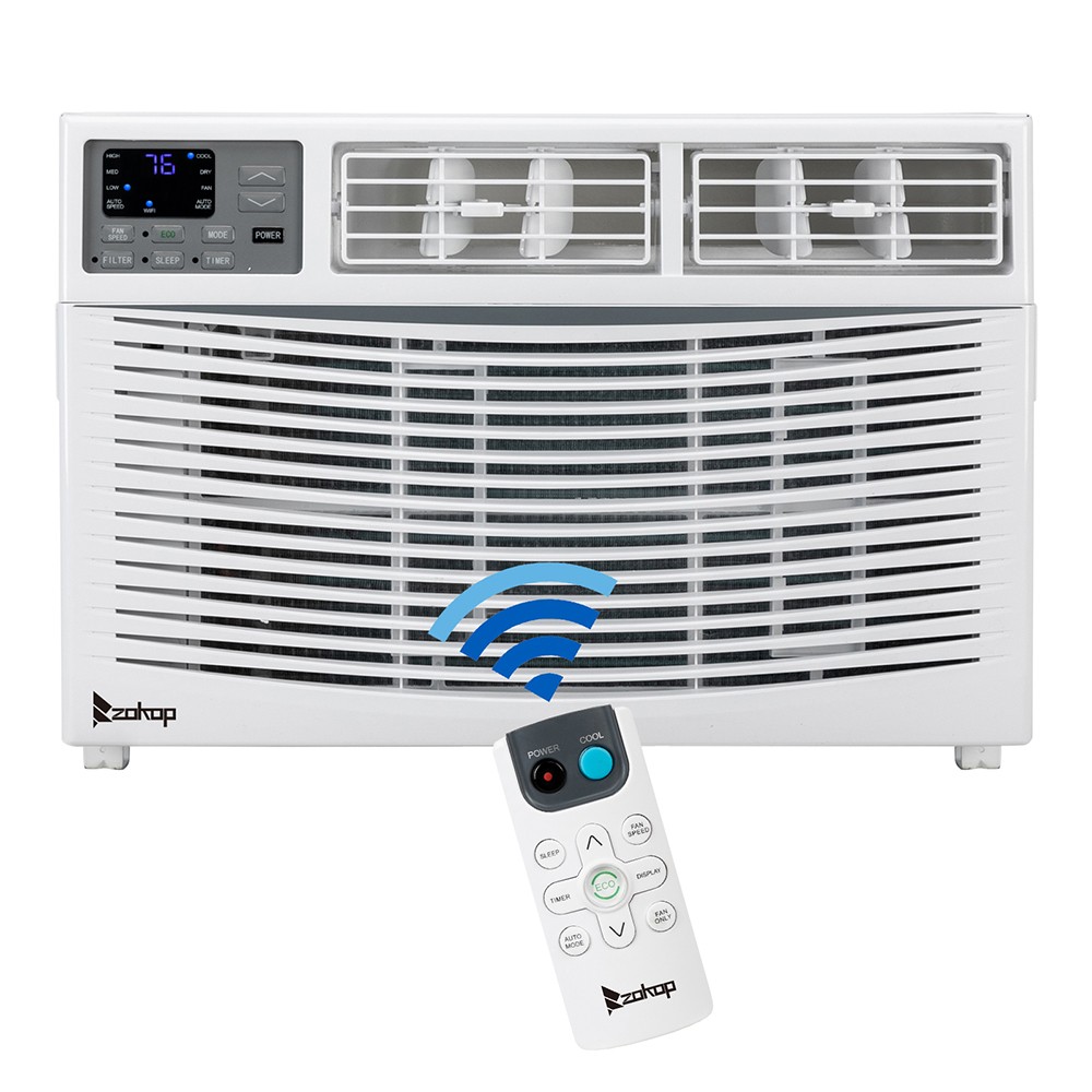 14,000 Window Air Conditioner, 700 Sq.Ft. for Bedroom, Den, Living Room w/WIfi