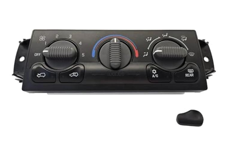 Front A/C Heater Climate Control Module Panel with Rear Window Defogger 599-218
