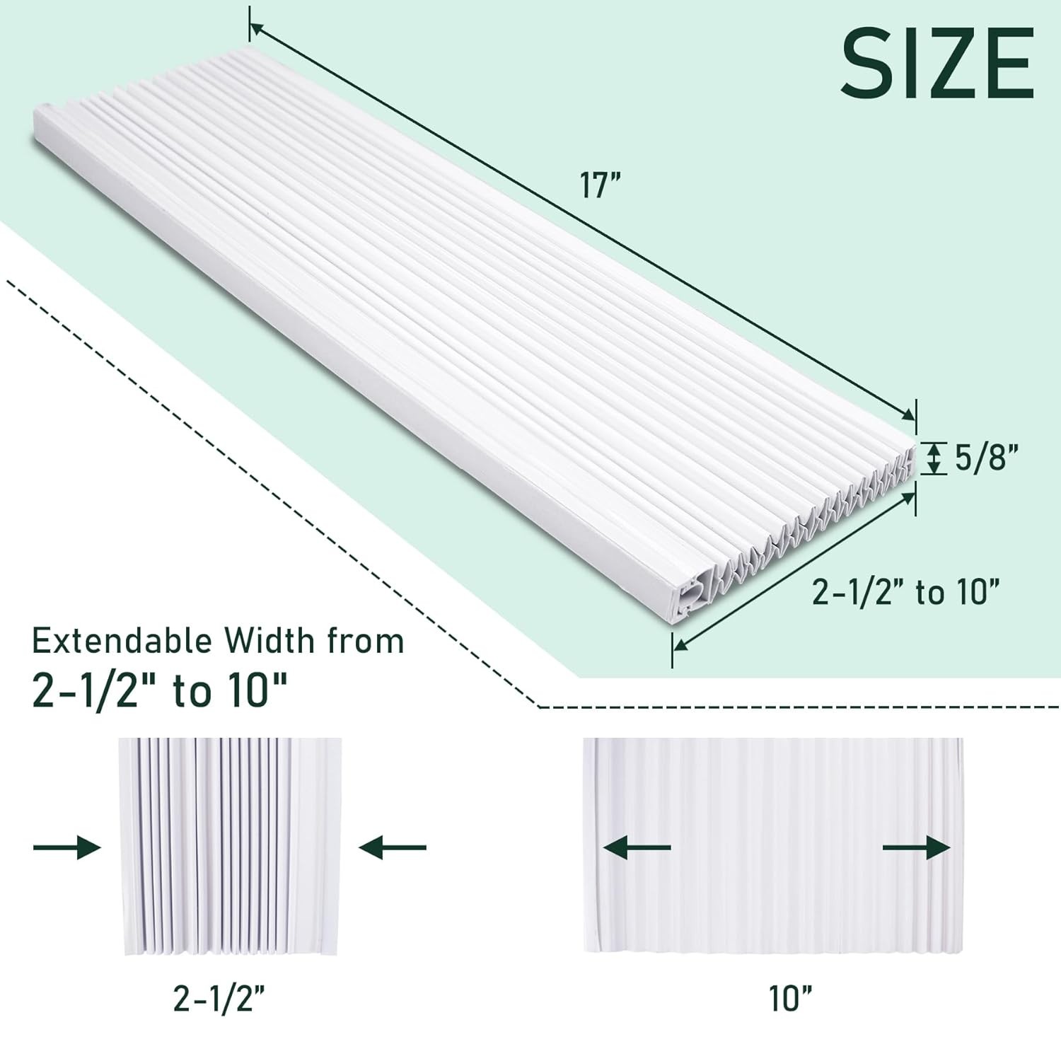 Window Air Conditioner Side Panels Double Layers Adjustable Insulation 68