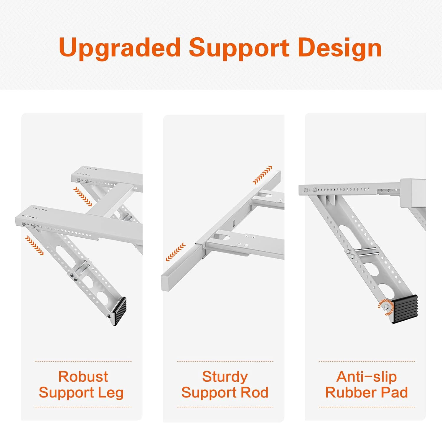 No Drill Window AC Support Bracket, Fits Single & Double-Hung Windows, Holds up