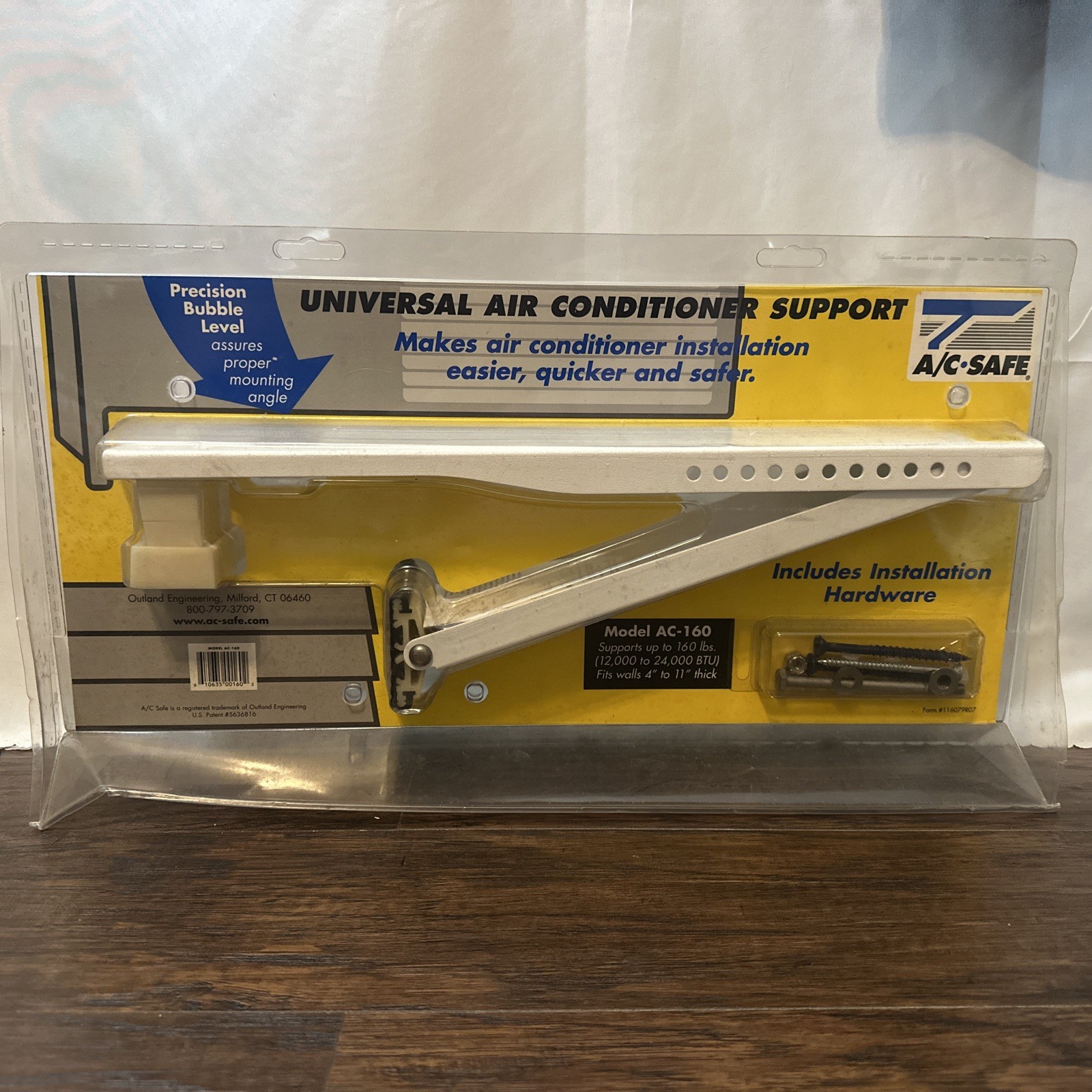 A/C Safe Model AC-160 Universal Air Conditioner Support NEW!