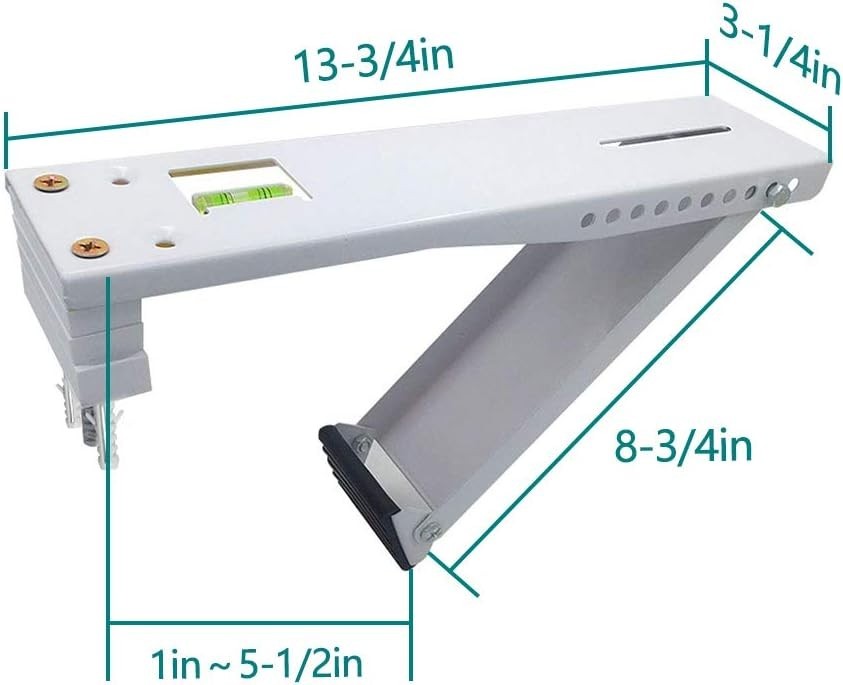 Heavy-Duty Window AC Support Bracket — Supports Up to 85lbs, Easy Indoor Install