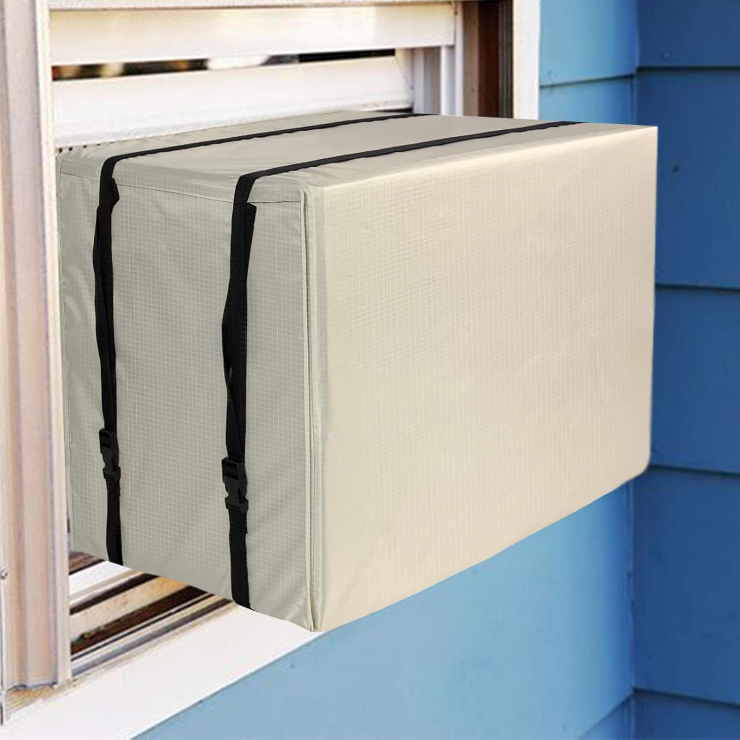 Window Air Conditioner Cover L 27″W X 23″D X 18″H Beige
