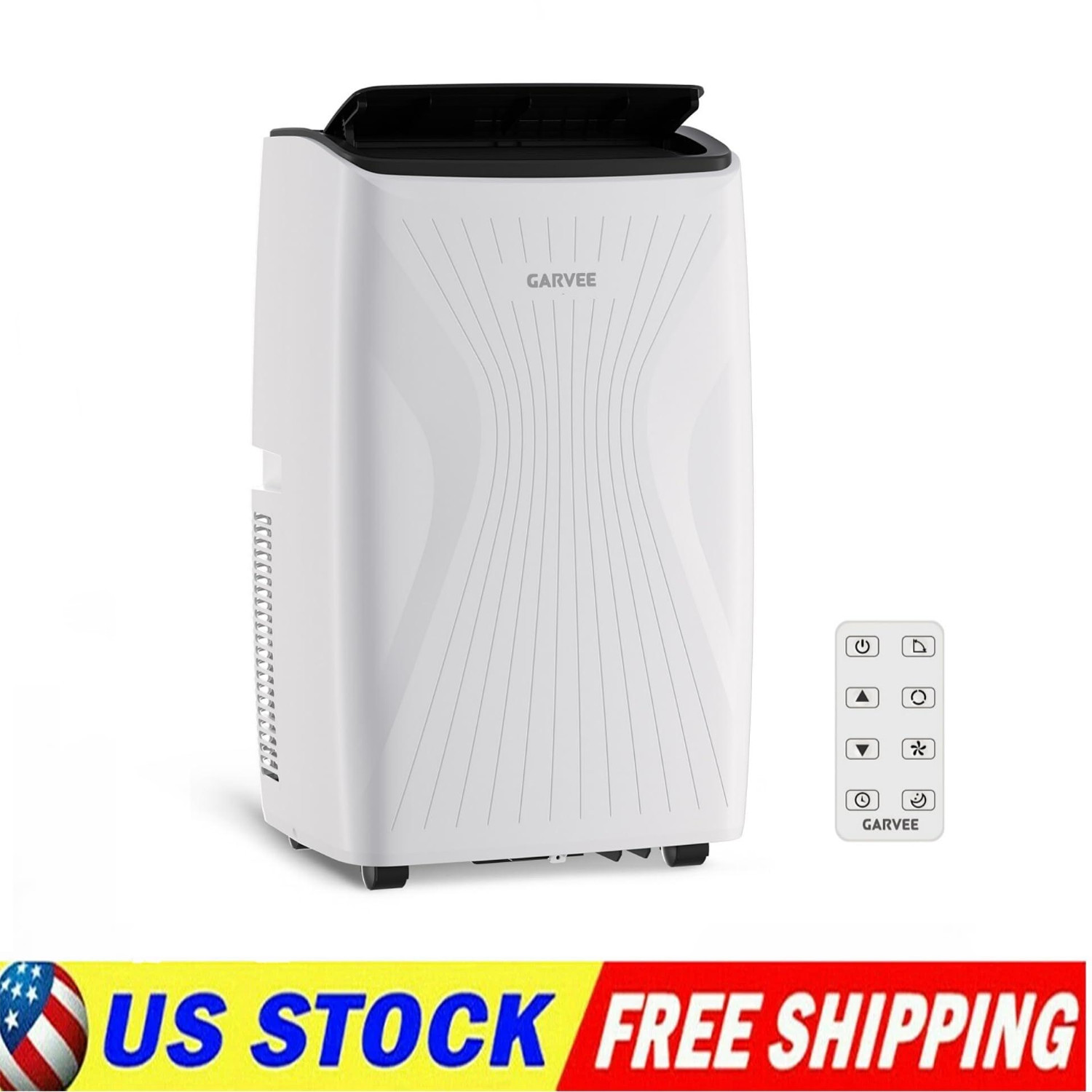 Portable Air Conditioner 12000 BTU AC Unit Up to 350 Sq.Ft Remote Fan Control