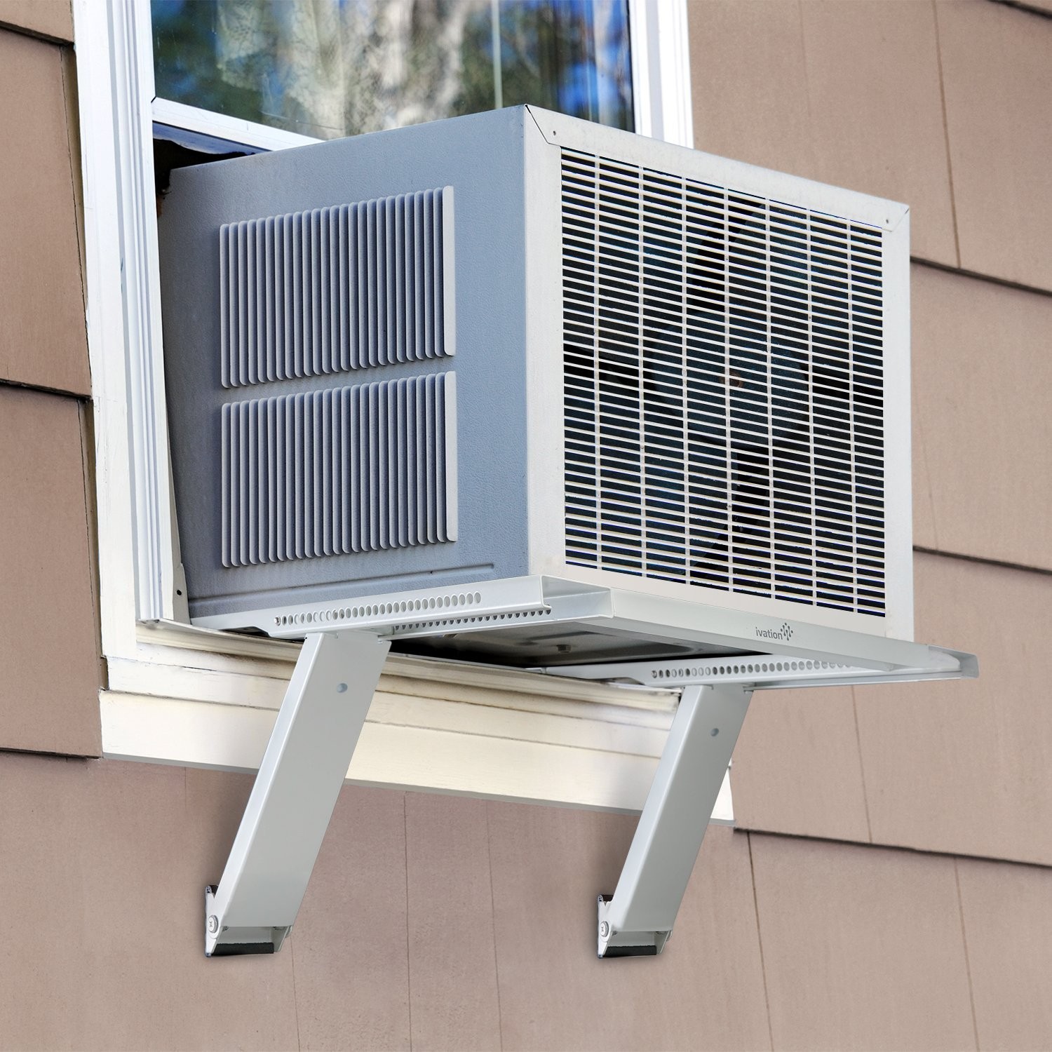 Ivation Window Air Conditioner Mounting Support Bracket, No Tools, Screws or …