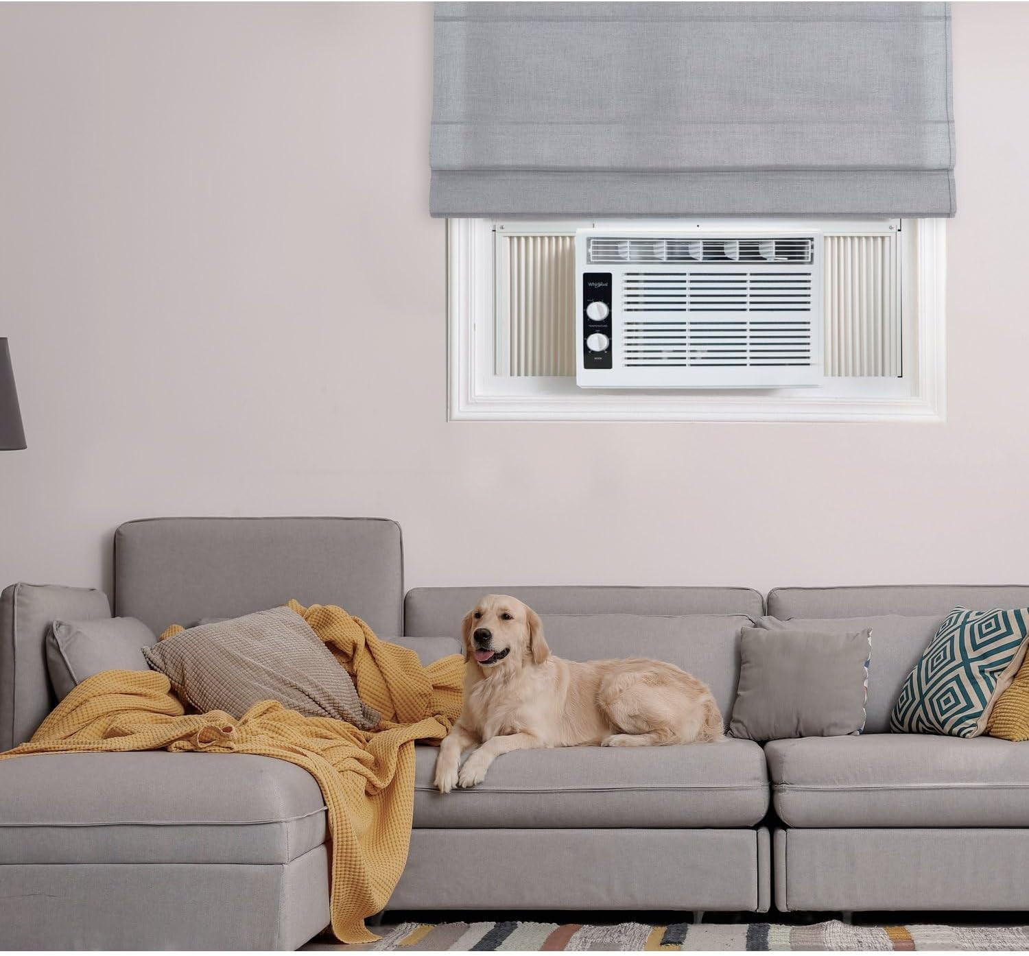 Whirlpool 5,000 BTU 115V Window Air Conditioner & Dehumidifier with Mechanical C