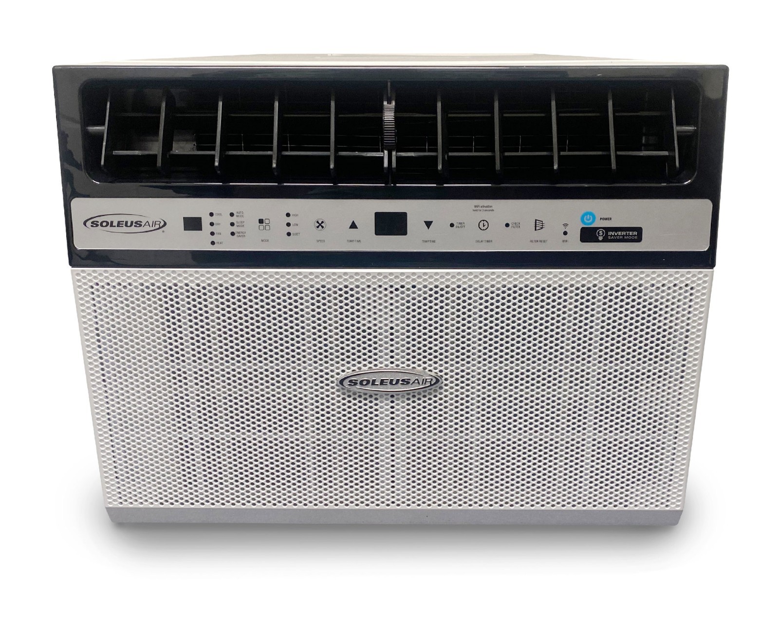 Soleus Air 10000 BTU Saddle Window Air Conditioner w/ Heating Wi-Fi