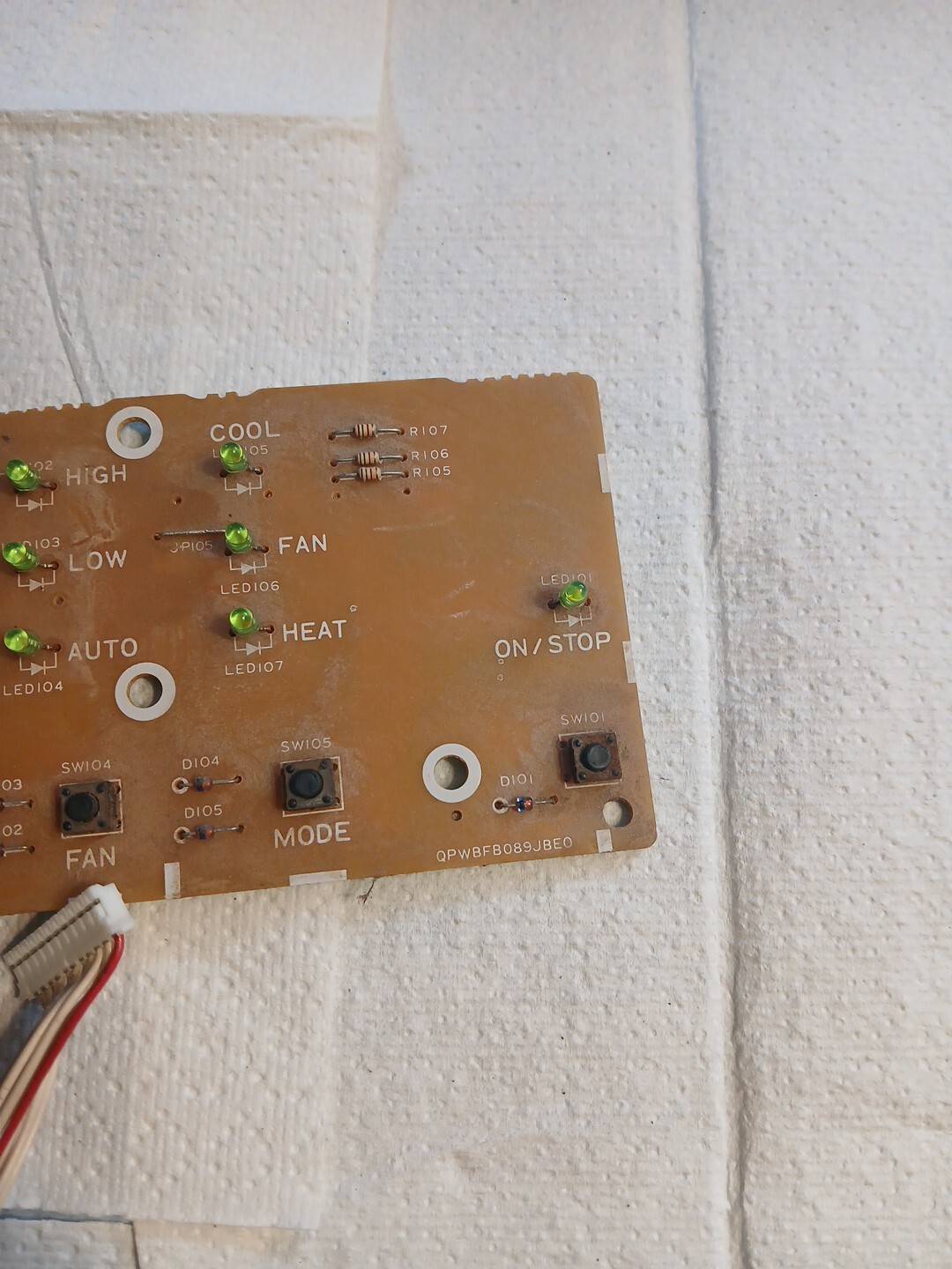 FSGY-AI27JBKO QPWBFB089JBEO OEM control panel of Sharp Wall Unit Air Condition