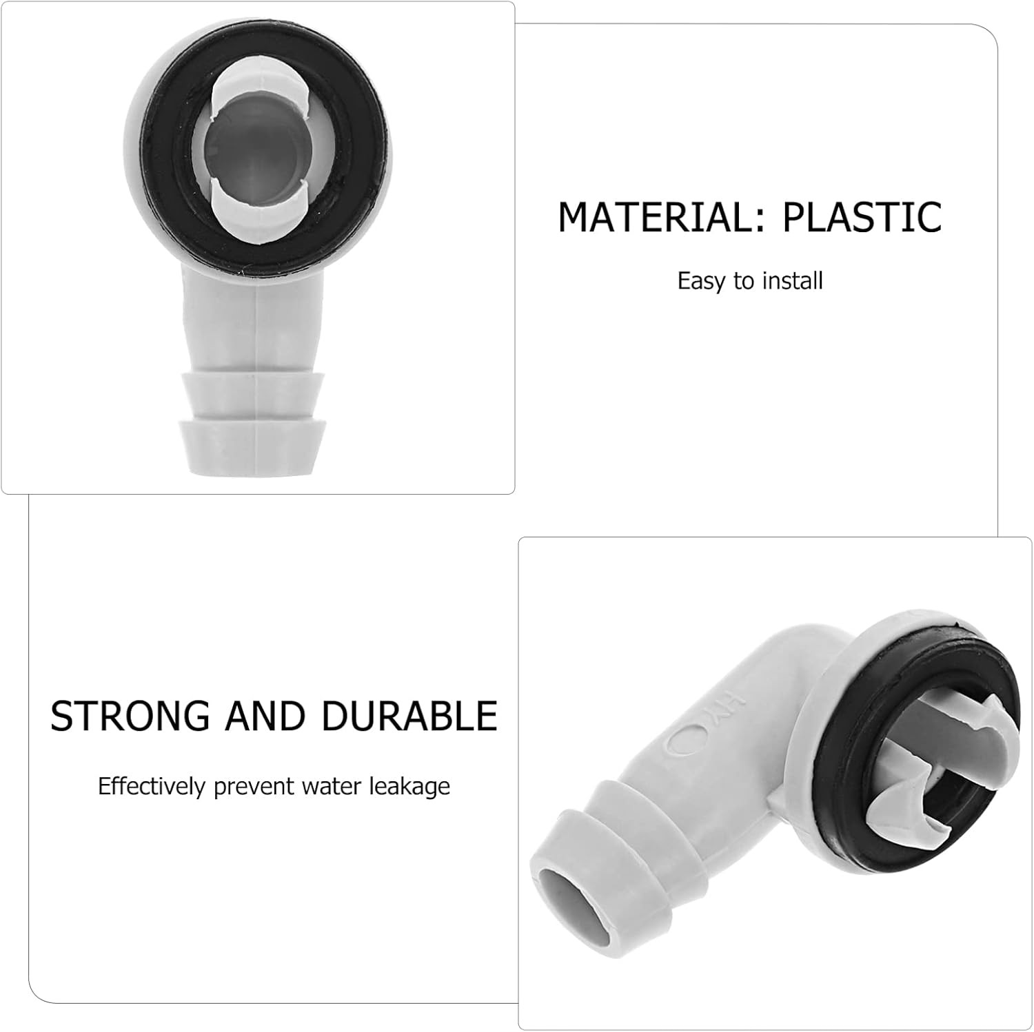 5PCS Air Conditioner Drain Hose Connector Elbow Fitting AC Condensate Water