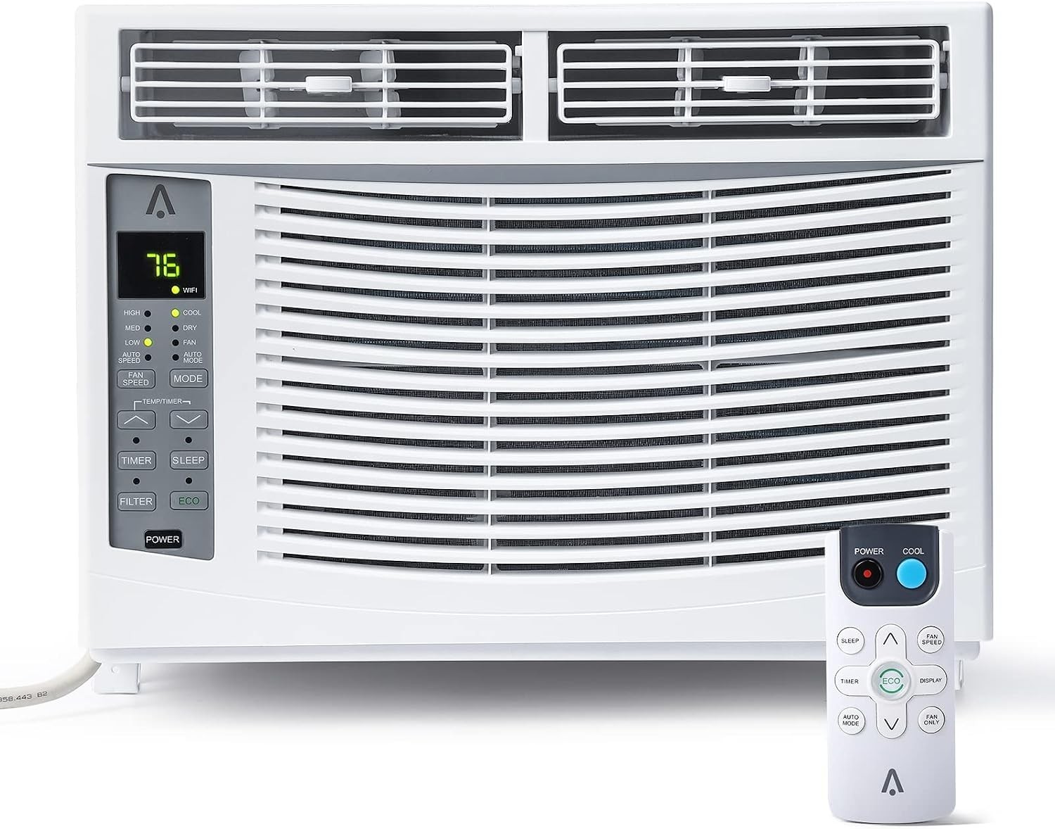 6000-BTU Window Air Conditioner Up to 250 Sqf | Remote Control, Cool & Fan Fu…
