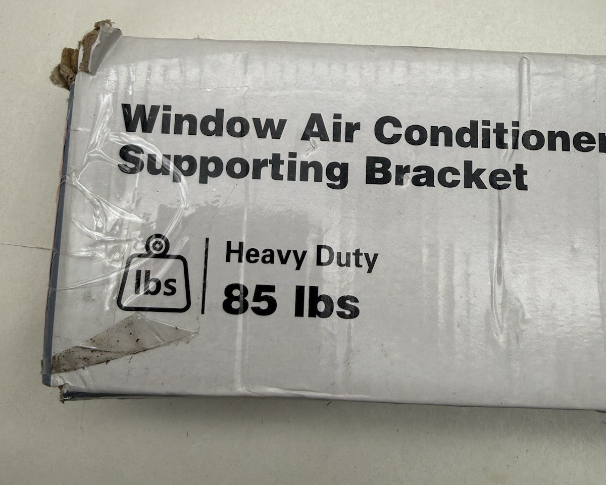 Window Air Conditioner Bracket Up to 85 lbs Designed to Fit 5,000 to 12,000 read