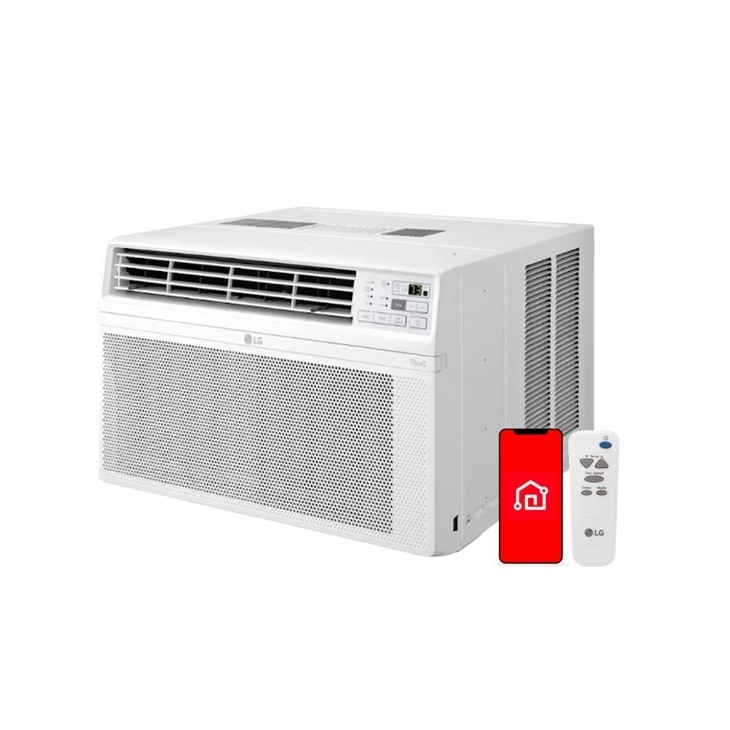 LG 12,000 BTU Smart Wi-Fi Enabled Window Air Conditioner LW1223ERSM Refurbished