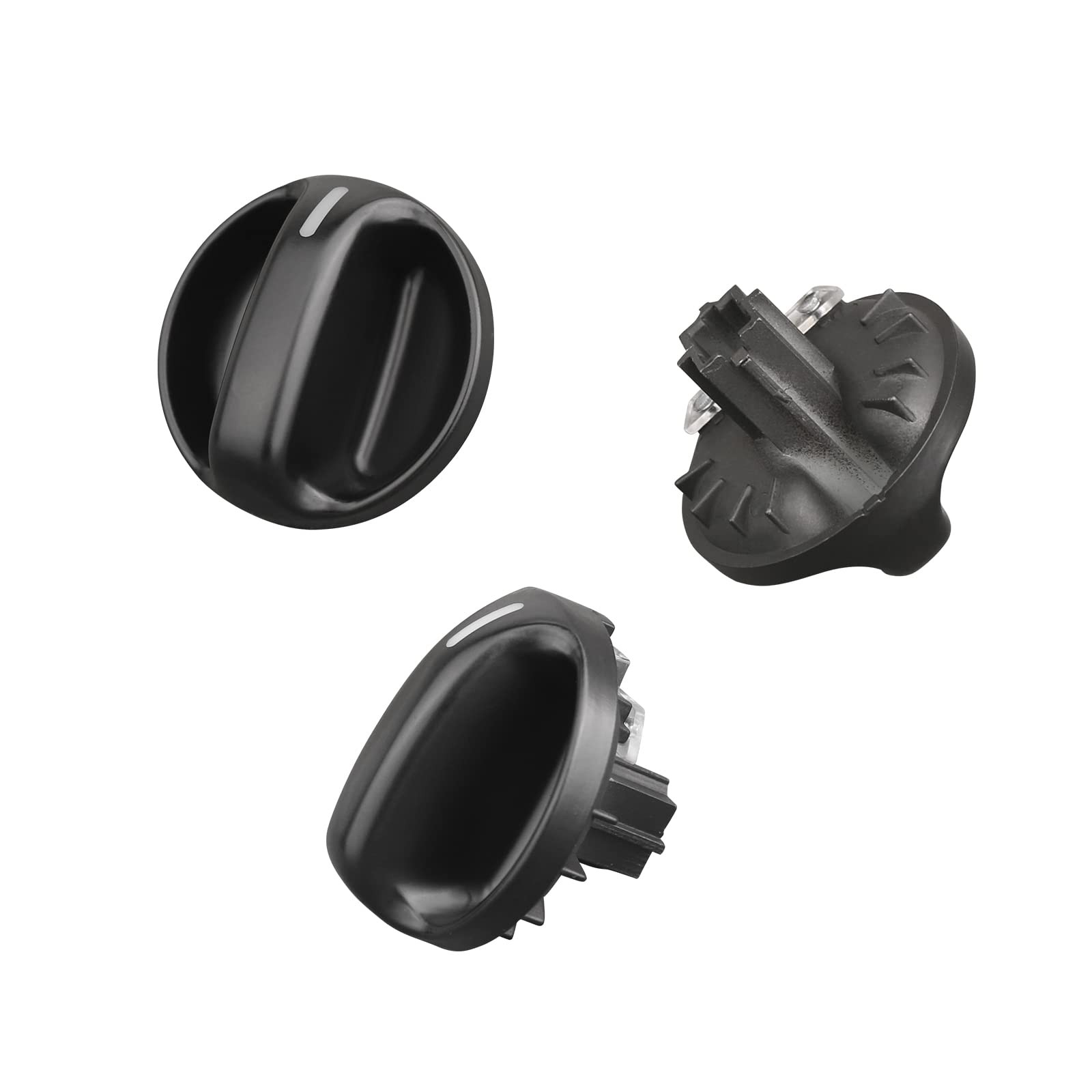 Osompar AC Climate Control Knob Compatible with Toyota Tundra 2000 2001 Black
